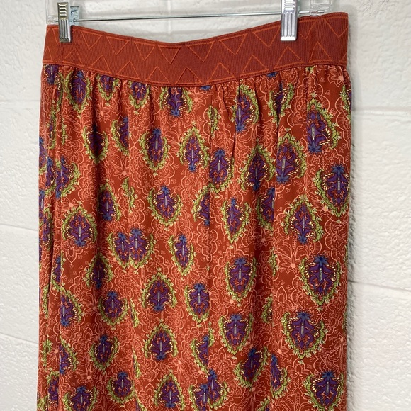 LULAROE Boho midi skirt women’s size large - Picture 7 of 8
